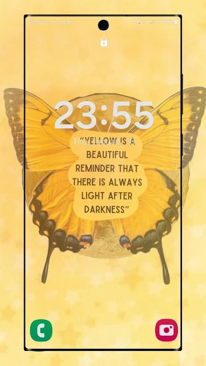 Yellow Wallpaper Screenshot 1