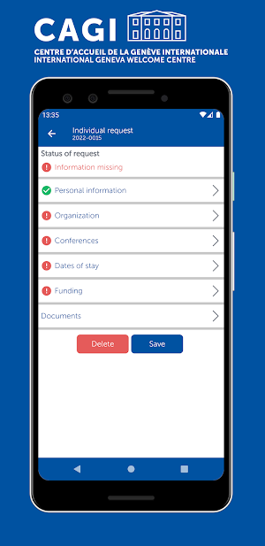 CAGI - Visiting Delegates Screenshot 2
