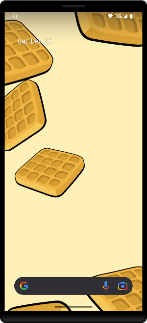 Waffles Live Wallpaper Screenshot 2