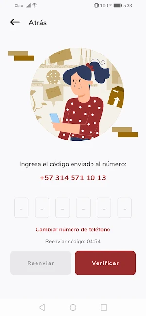 MS Mensajería Screenshot 2