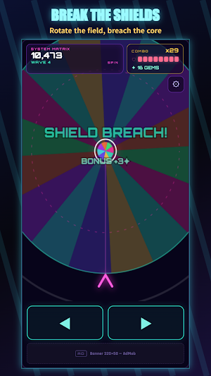 Neon Rotate: Orbit Shooter Screenshot 0
