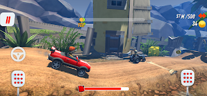 Hill Crawler Wheels:Racetrack Screenshot 0