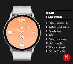 Peach Fuzz MX Watch Face Screenshot 1