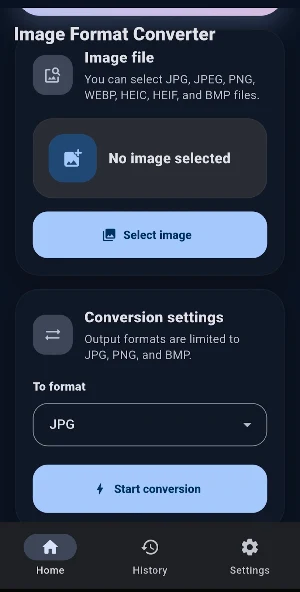 Image Converter - HEIC JPG PNG Screenshot 1