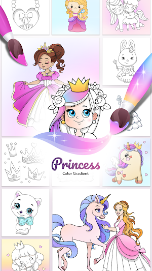 Princess Color Gradient Screenshot 0
