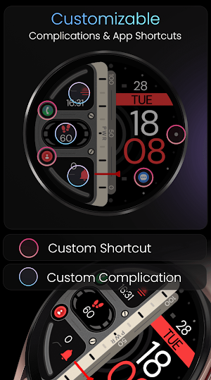 Dream 158 Digital Watch Face Screenshot 3