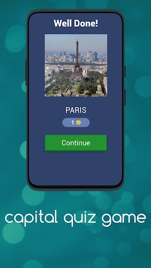 Capital quiz game Screenshot 1