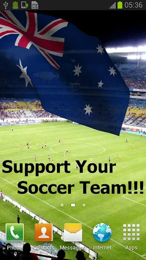 Australia Flag Live Wallpaper Screenshot 0