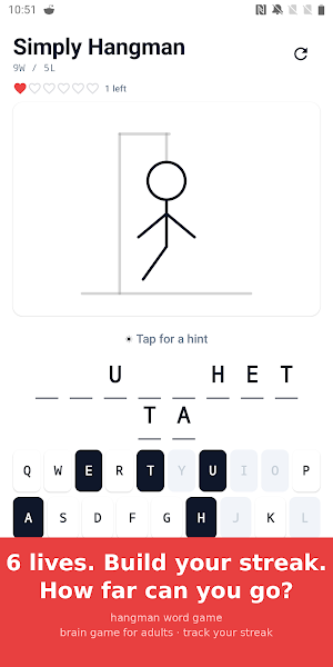 Simply Hangman: Word Game Screenshot 3
