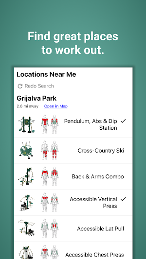 Greenfields Outdoor Fitness Screenshot 1