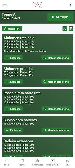 Escola Kalistenic Screenshot 3
