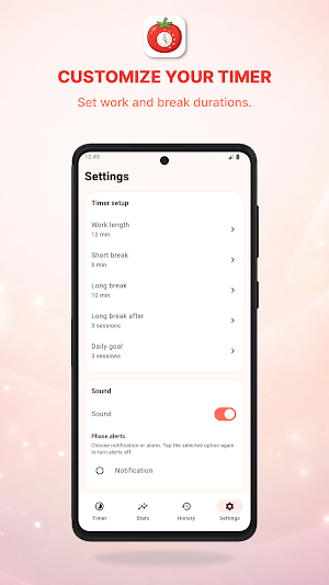 Pomodoro Focus Timer Screenshot 3