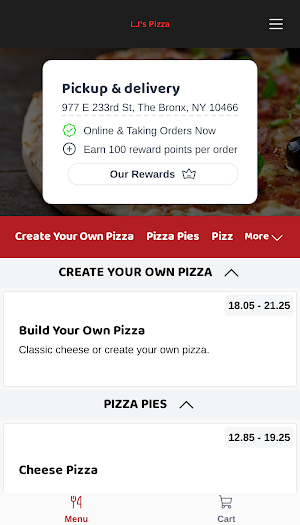 LJ's Pizza Screenshot 1