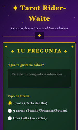 Tarot Rider Waite Reading Screenshot 1