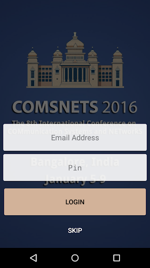 COMSNETS 2016 Screenshot 0