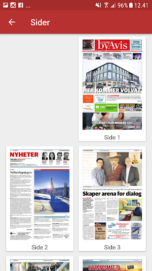 Lillehammer Byavis Screenshot 3