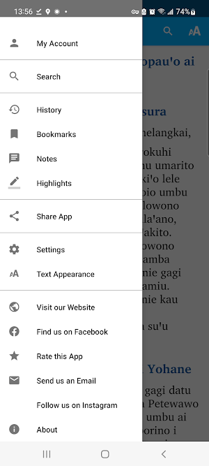 Padoe Bible Screenshot 1
