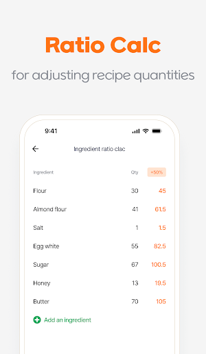Coobbang - Baking Calculator Screenshot 2