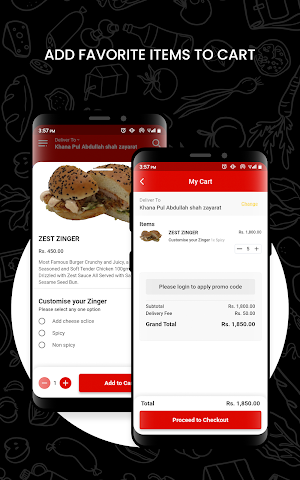Zest pizza And Burger Screenshot 2