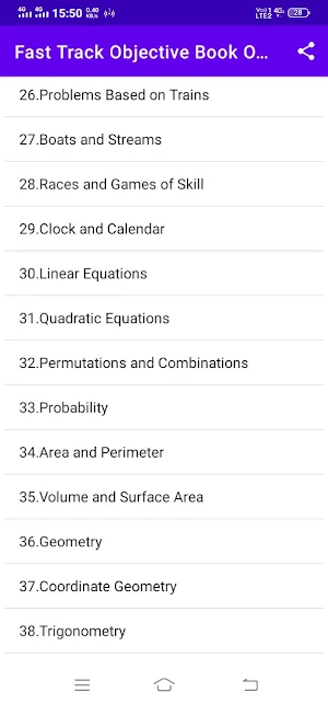 Fast Track Mathematics Book Screenshot 2