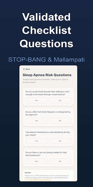 Sleep Apnea Risk Check Screenshot 1