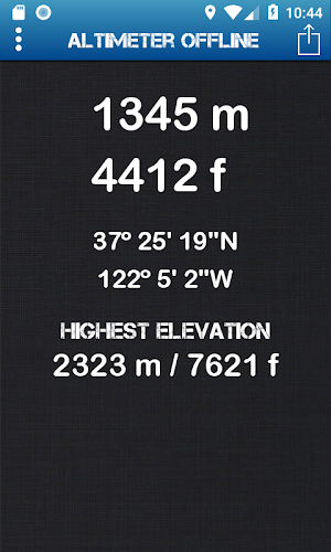 Altimeter Offline Screenshot 0