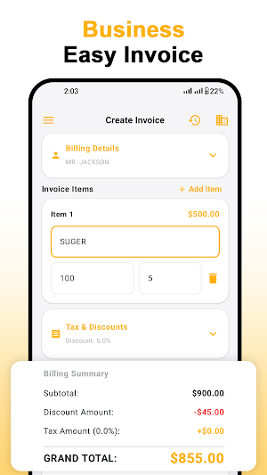 Easy Calculator & Invoice Screenshot 3