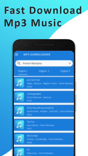 Yubidy - Mp3 Music Downloader Screenshot 2