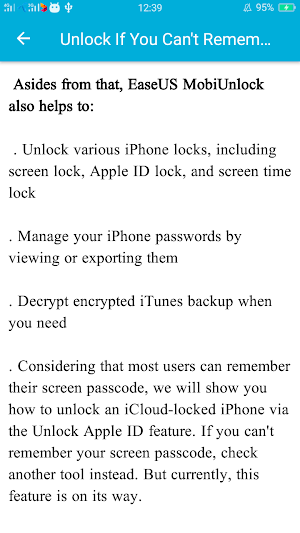 iCloud and iPhone Unlock Guide Screenshot 2