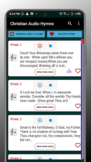 Christian Audio Hymns Screenshot 0