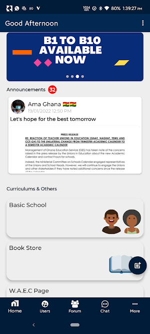 Curriculum Aid Basic Schools Screenshot 1