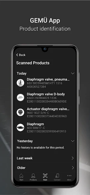 GEMÜ App Screenshot 2