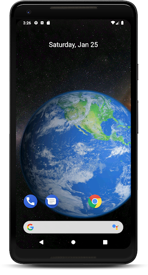 Earth 3D Live Wallpaper Screenshot 2