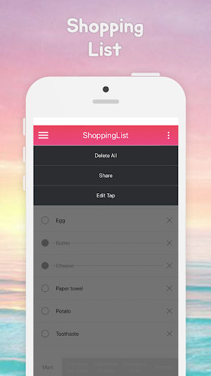 Shopping List - App Screenshot 2