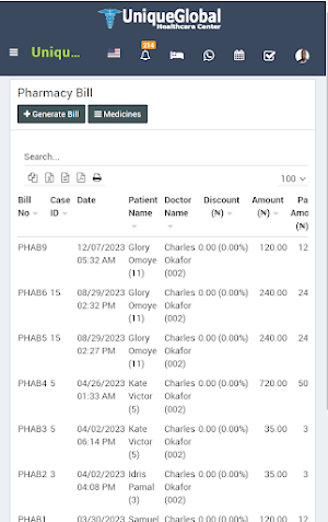 Unique Global Health Care App Screenshot 2
