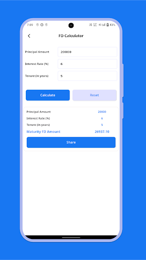 Loan Fast EMI Calculator Screenshot 2
