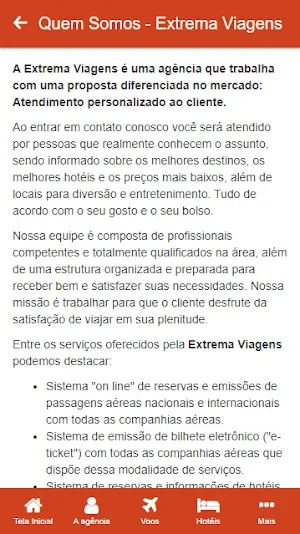 Extrema Viagens Screenshot 1