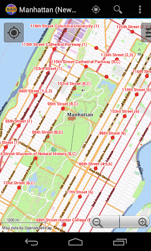 Manhattan Offline City Map Screenshot 0