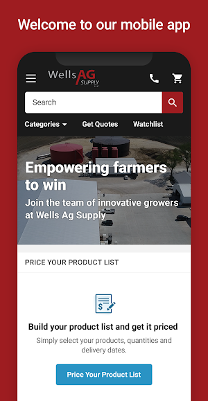 Wells Ag Supply Screenshot 0