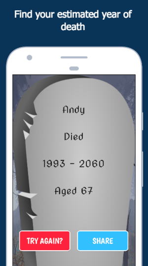 When Will I Die:  Death Countdown Calculator Prank Screenshot 2