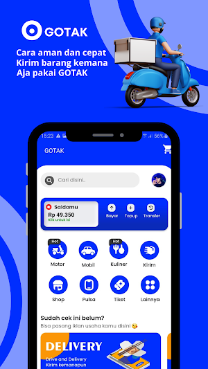 GoTak - Transportasi & Makanan Screenshot 3