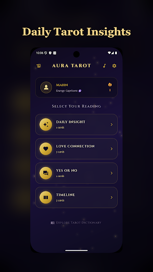 Aura Tarot Screenshot 0