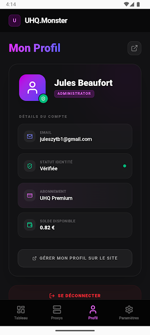 UHQ.Monster VPN Screenshot 2