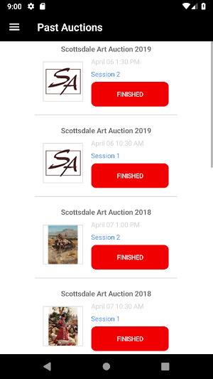Scottsdale Art Auctions Screenshot 0