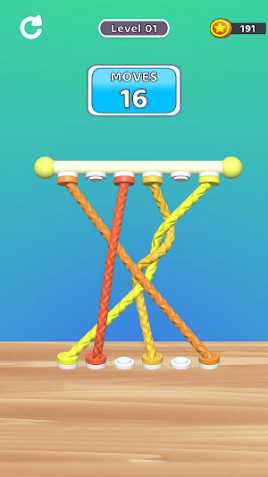 Color Rope Sort! Screenshot 2