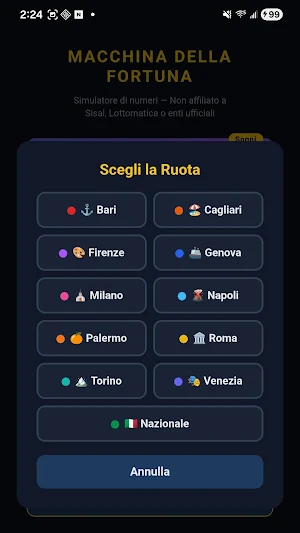 SimuLotto - Numeri Fortunati Screenshot 1