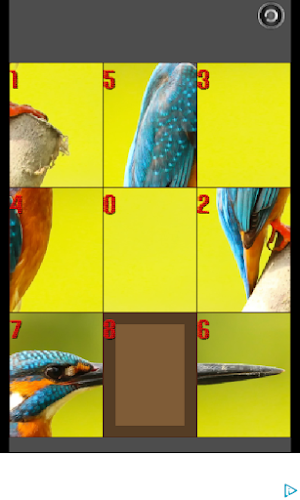 slide puzzle birds Screenshot 2