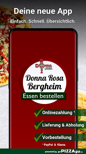 Donna Rosa Pizzeria Bergheim Screenshot 0