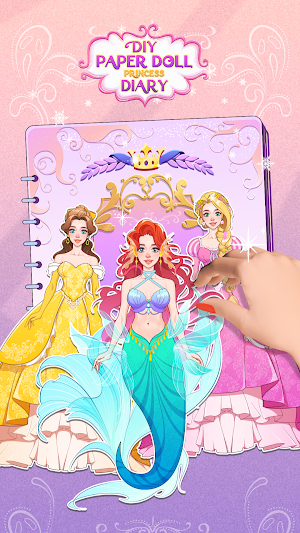 DIY Paper Doll Princess Diary Screenshot 1