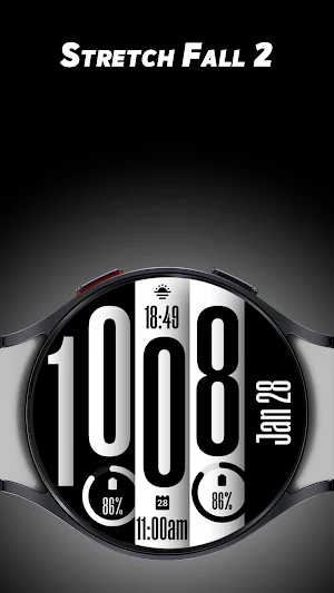 Stretch Fall 2 - Watch face Screenshot 0
